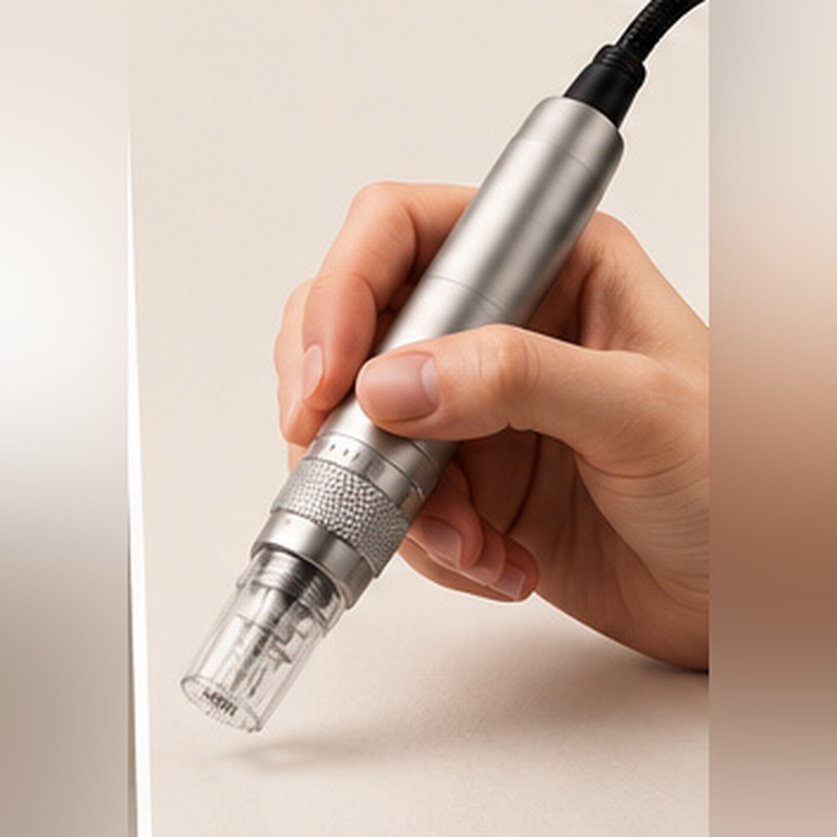 The Ottilo pen held in the hand